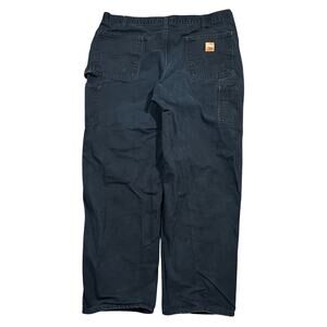 Vintage Carhartt Heavy Canvas Black Pants 40x32 Workwear B11 BLK Dungaree Fit